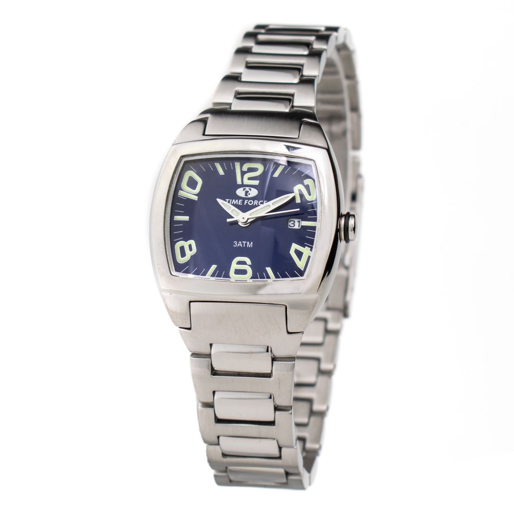 Time Force Silver Stainless Steel Dress Watch | Regal Royce