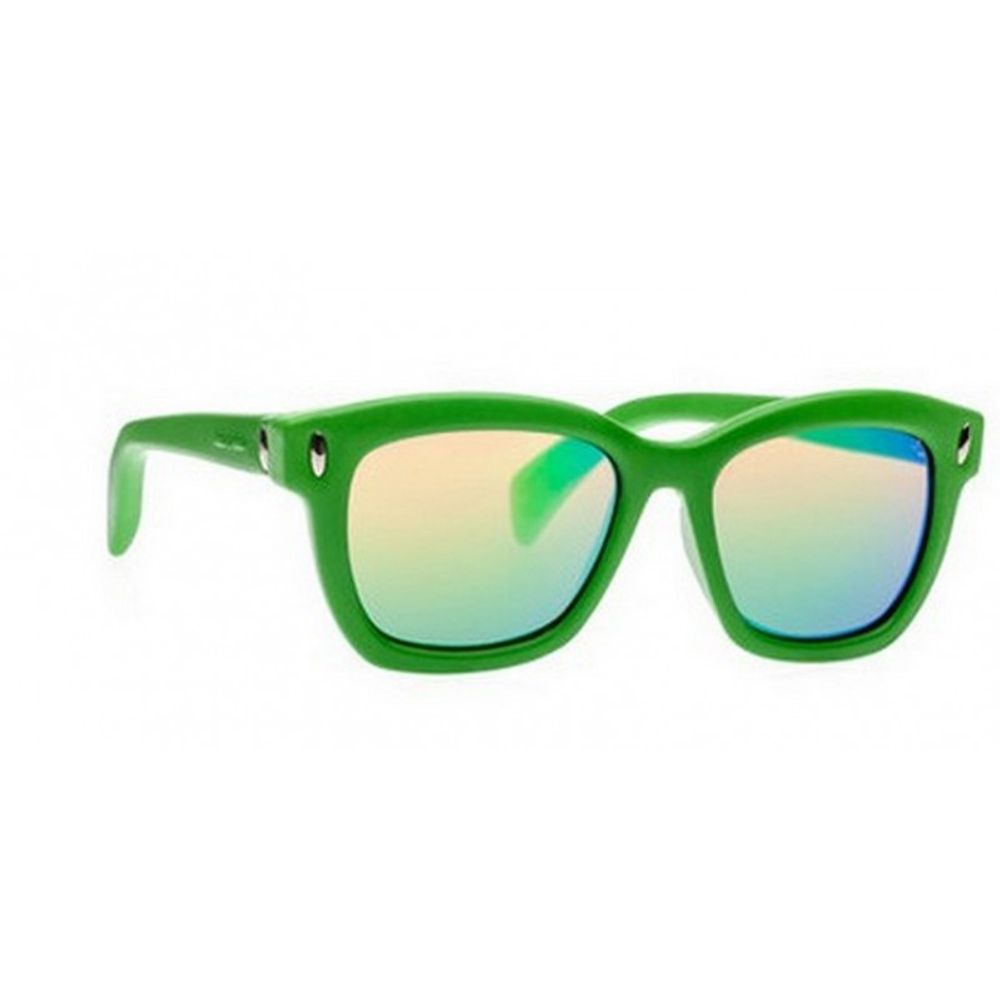 Italia Independent Green Rubber Sunglasses