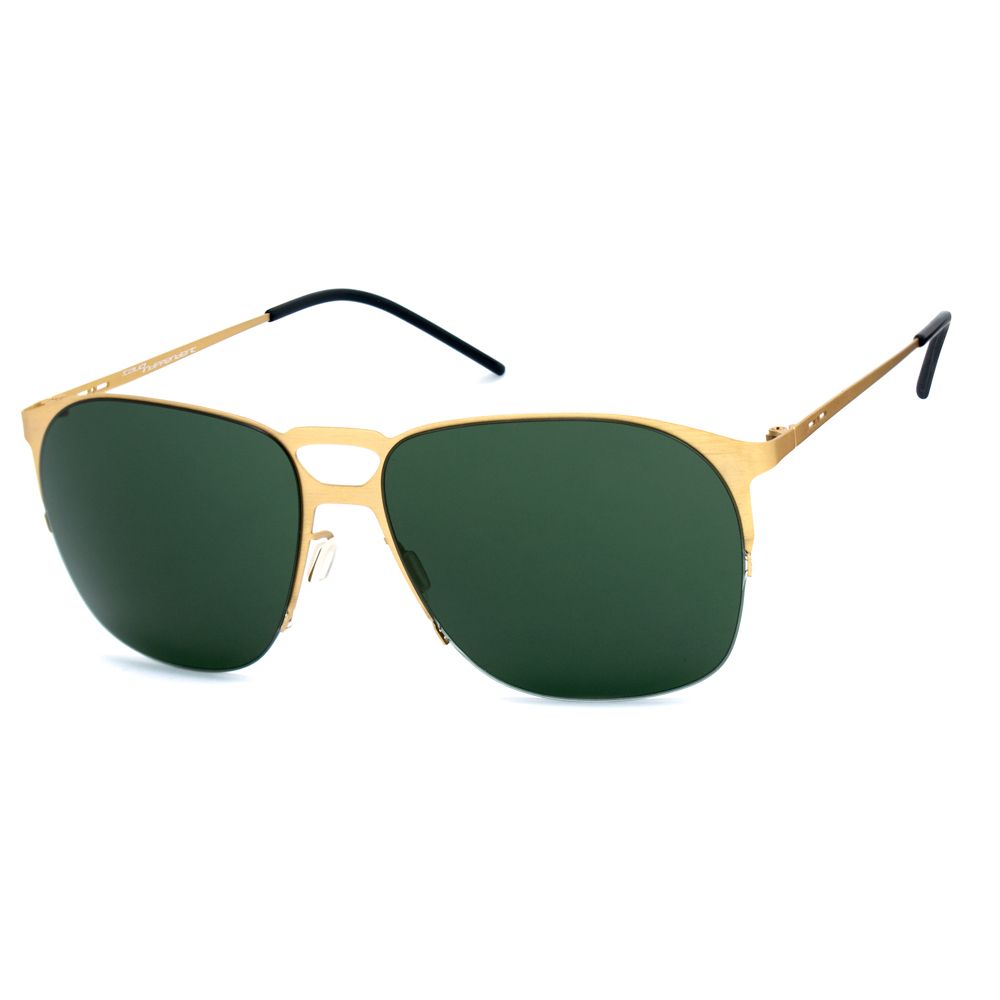 Italia Independent Gold Metal Sunglasses