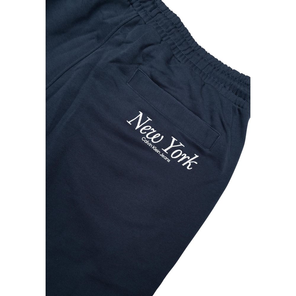 Calvin Klein Jeans Blue Organic Cotton Joggers (Workout Pants) | Regal Royce