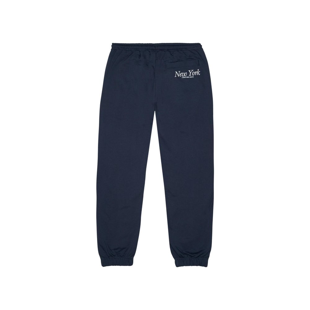 Calvin Klein Jeans Blue Organic Cotton Joggers (Workout Pants) | Regal Royce