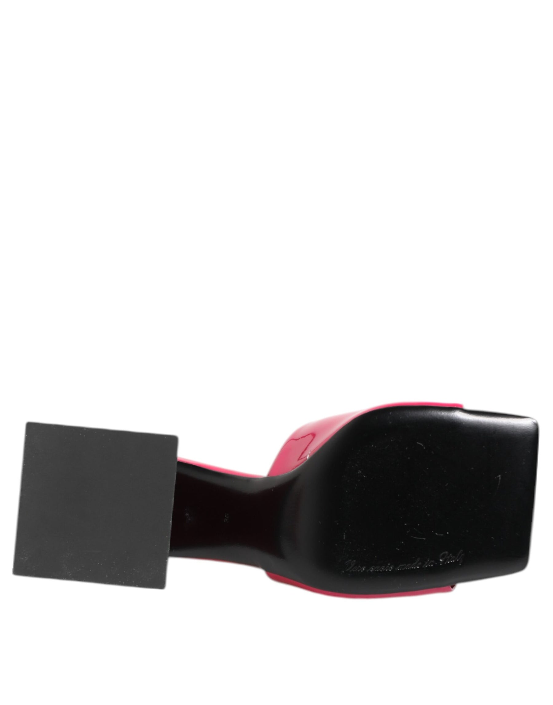 Dolce & Gabbana Pink Open Toe Block Heel Mules Sandals Shoes | Regal Royce