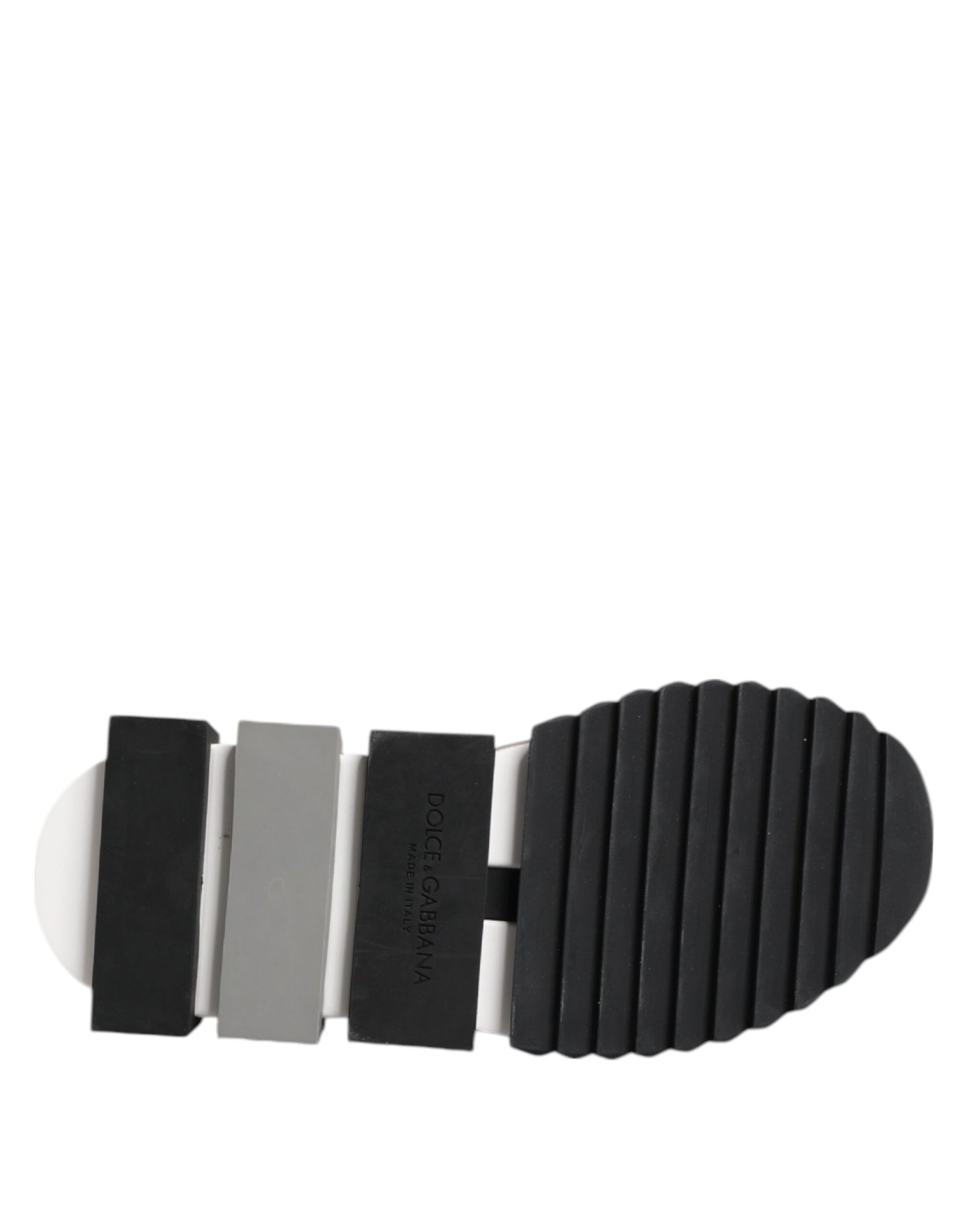 Dolce & Gabbana White Black Sorrento Socks Sneakers Shoes | Regal Royce