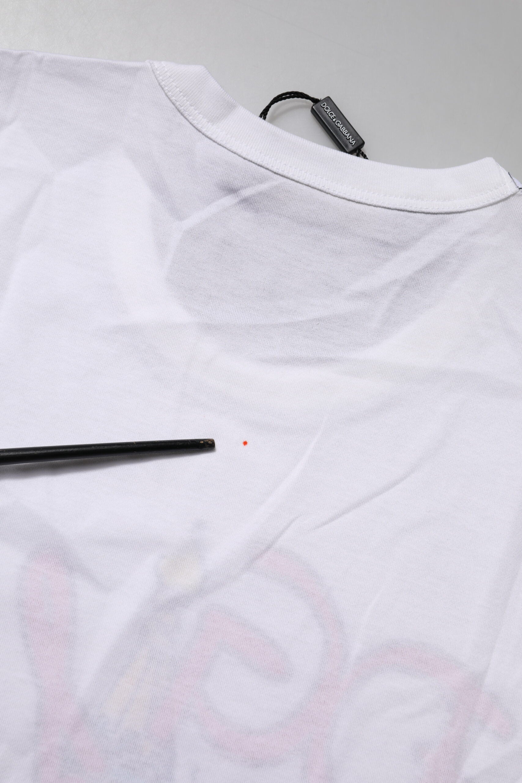 Dolce & Gabbana White DG Loves Moscow Crew Neck T-shirt | Regal Royce