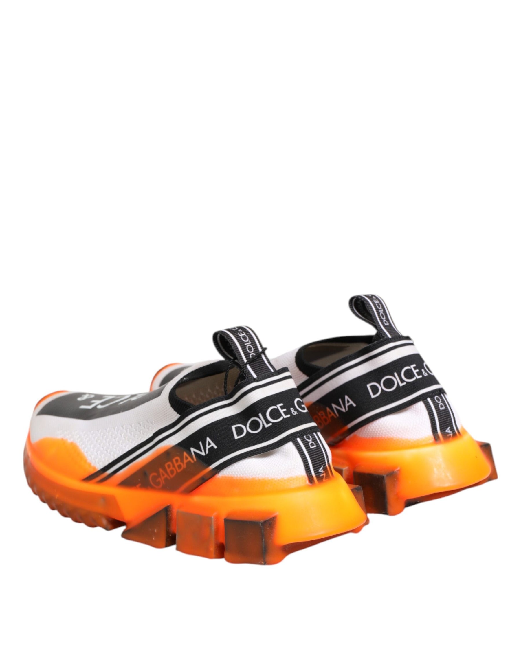 Dolce & Gabbana White Sorrento Slip On Low Top Sneakers Shoes | Regal Royce