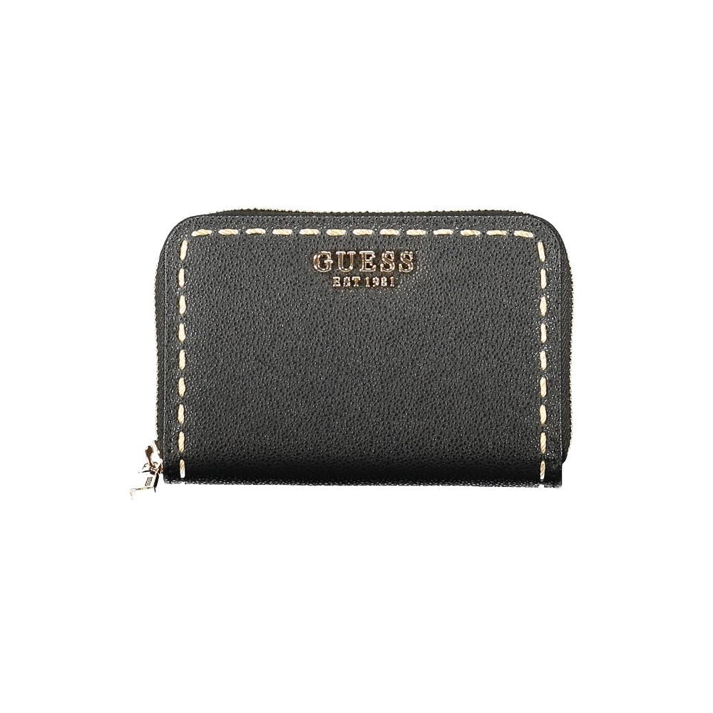 Guess Jeans Nero Poliuretano Women Wallet | Regal Royce