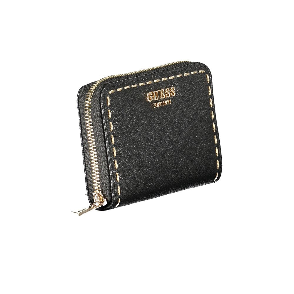 Guess Jeans Nero Poliuretano Women Wallet | Regal Royce