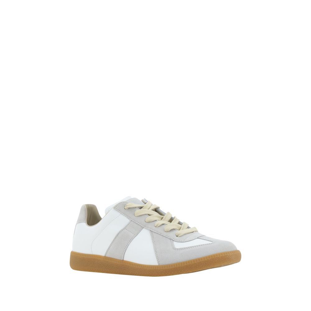 Margiela White Rubber Low Top Sneakers | Regal Royce