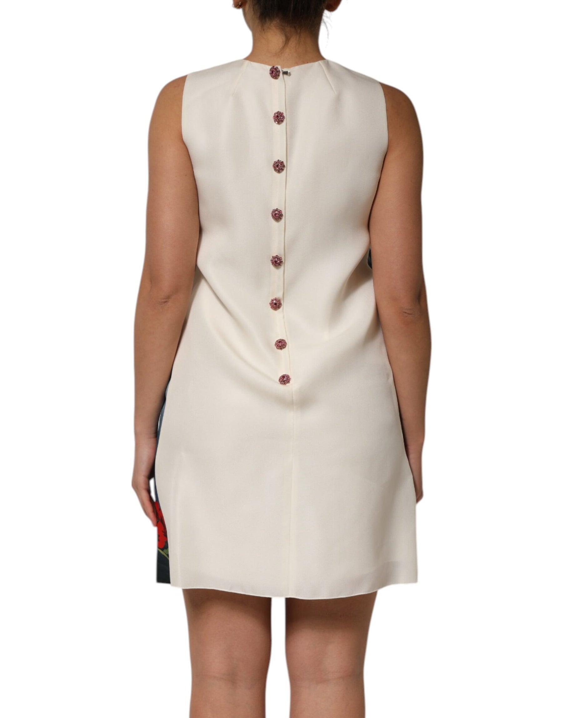 Dolce & Gabbana Multicolor Crystal Embellished Mini Dress | Regal Royce