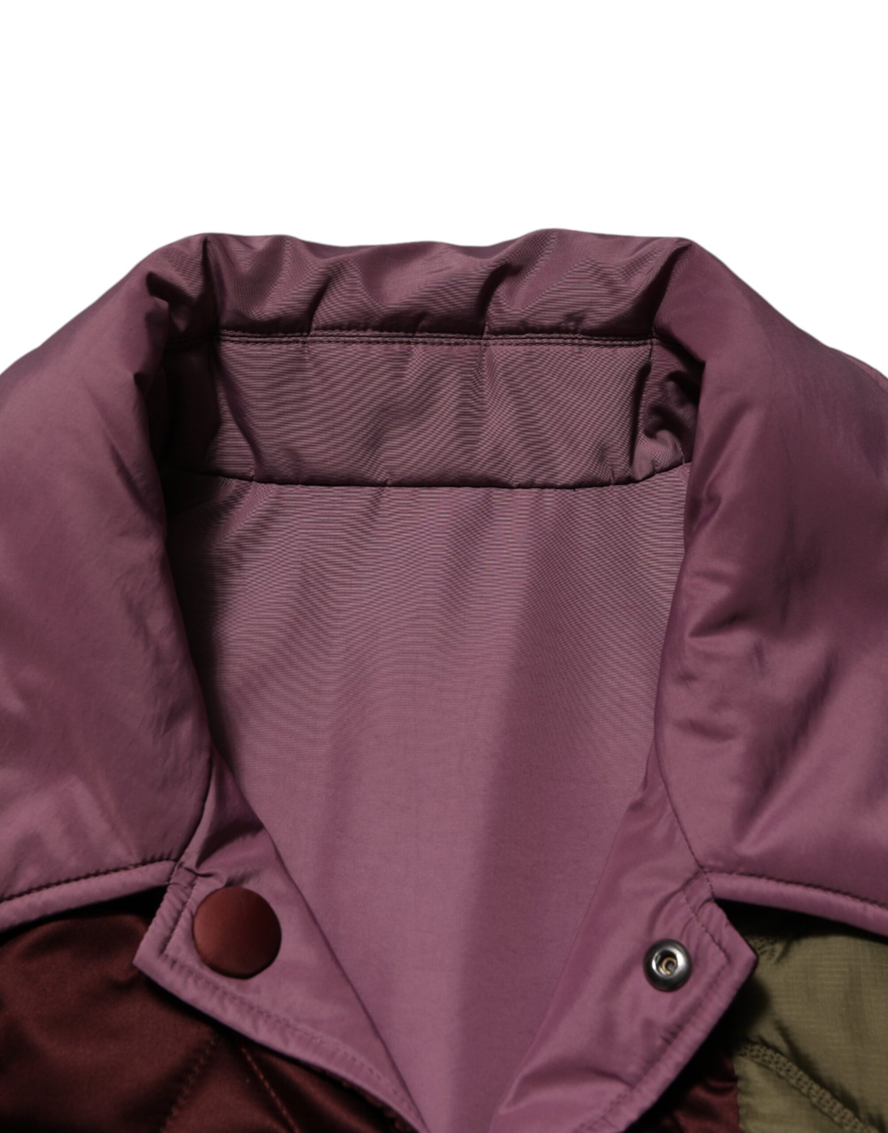 Dolce & Gabbana Multicolor Patchwork PolyesterQuilted Jacket | Regal Royce