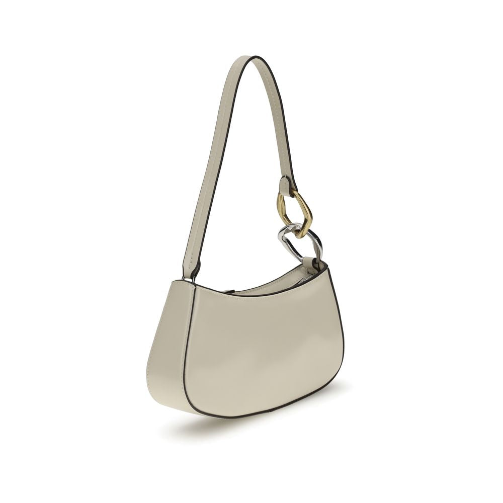 Staud Cream Calf Leather Bos Taurus Shoulder Bag | Regal Royce