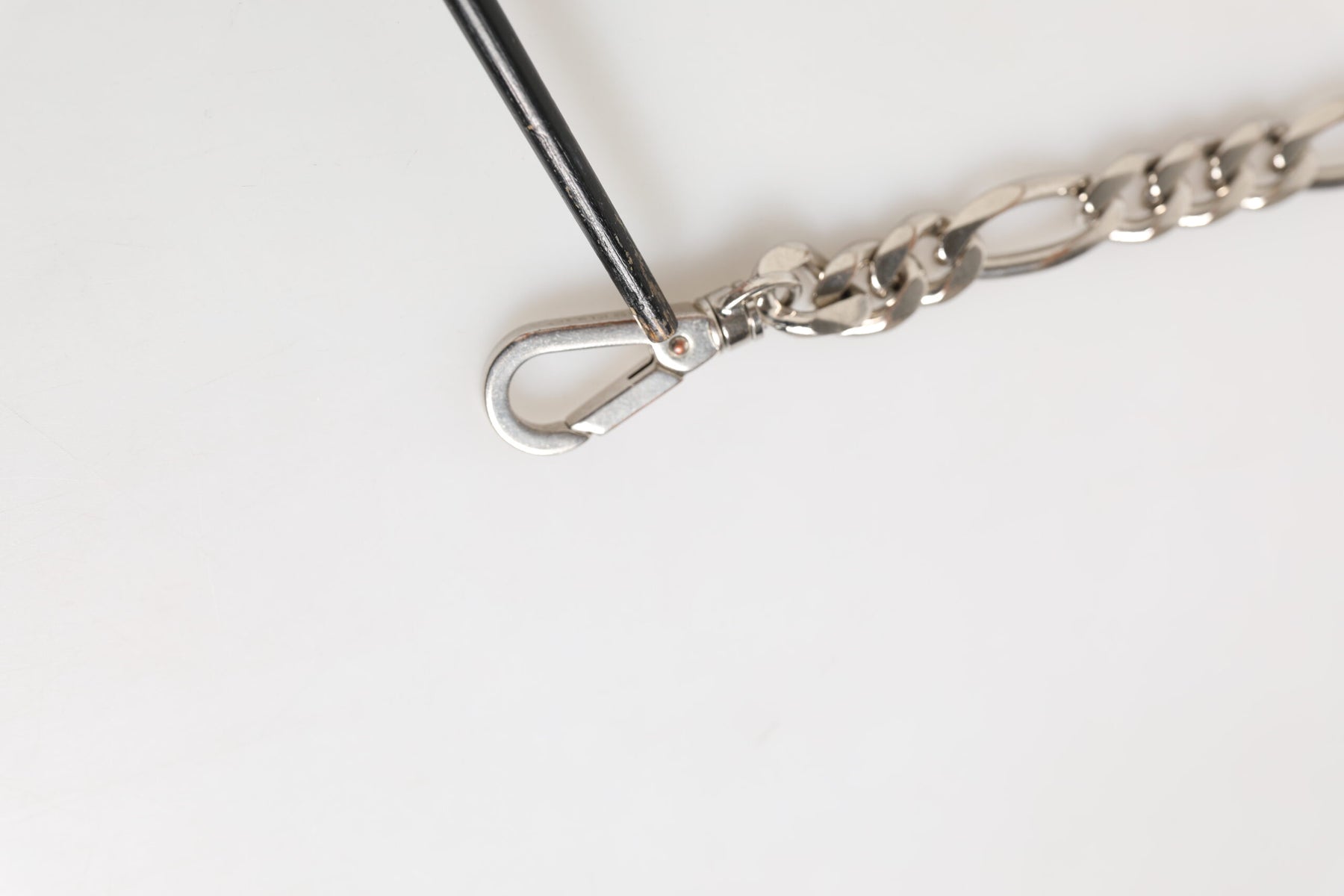 Dolce & Gabbana Silver Tone Brass Chain Lobster Clasp DG Logo Bracelet | Regal Royce