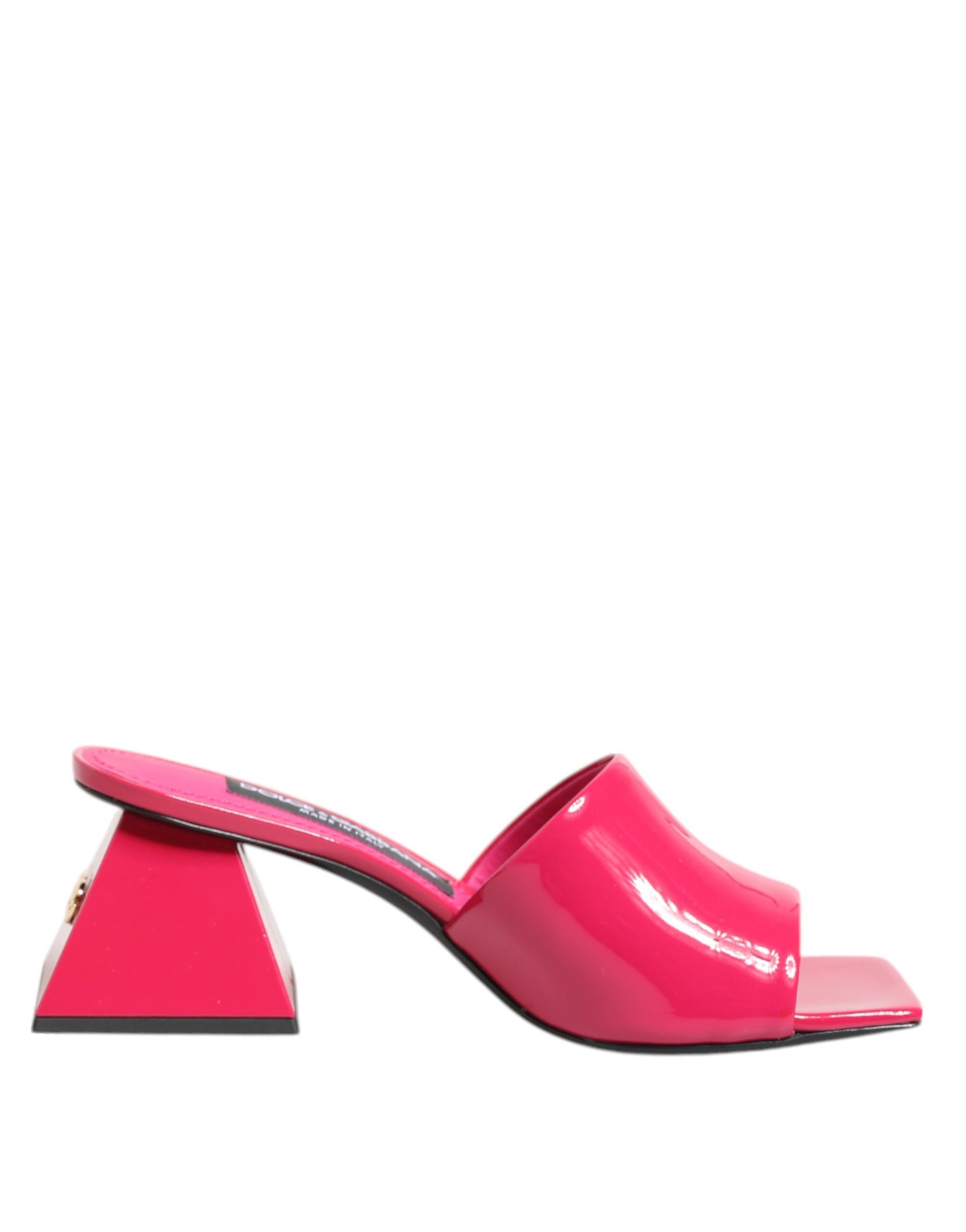 Dolce & Gabbana Pink Open Toe Block Heel Mules Sandals Shoes | Regal Royce