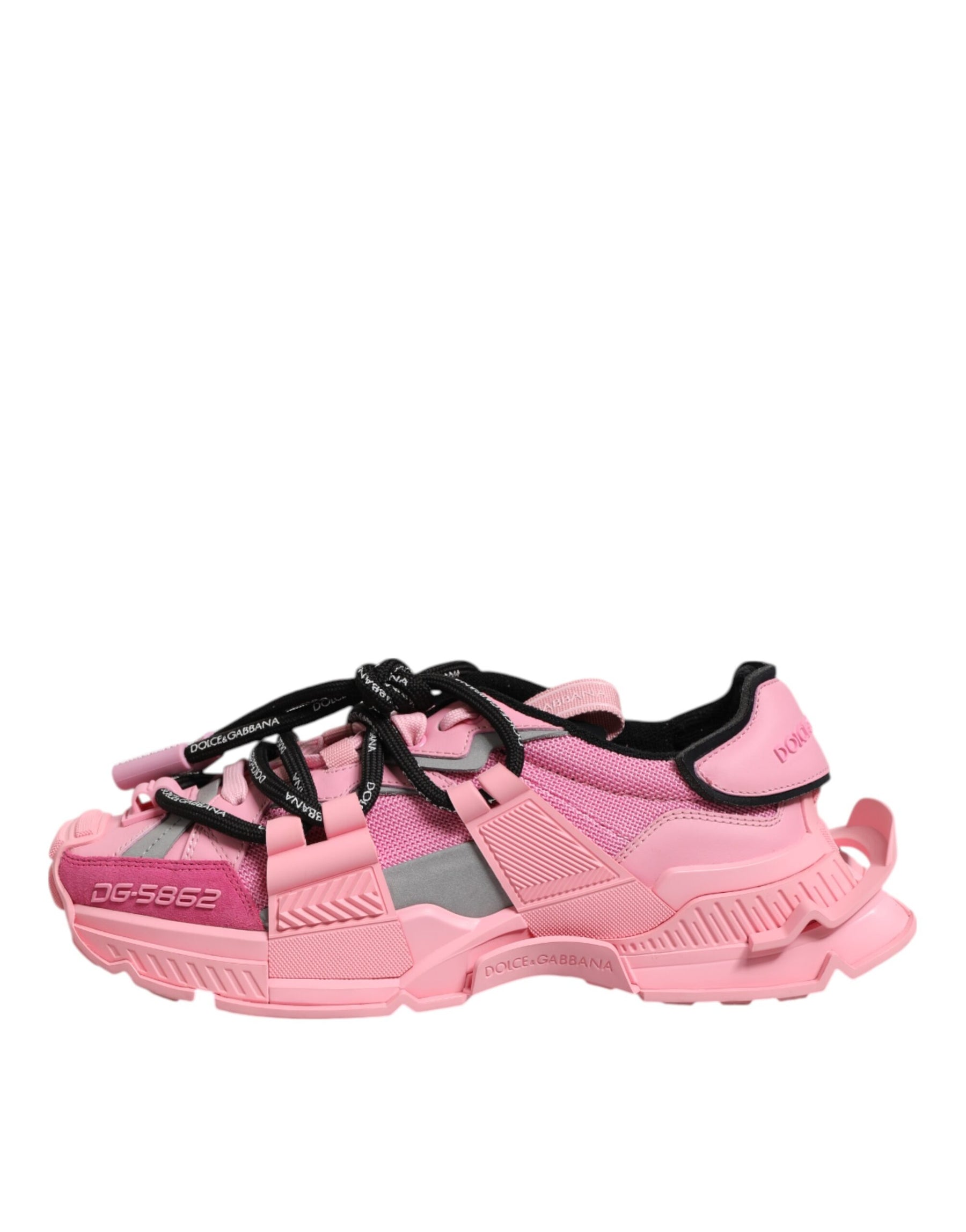 Dolce & Gabbana Pink Low Top Space Women Sneakers Shoes | Regal Royce