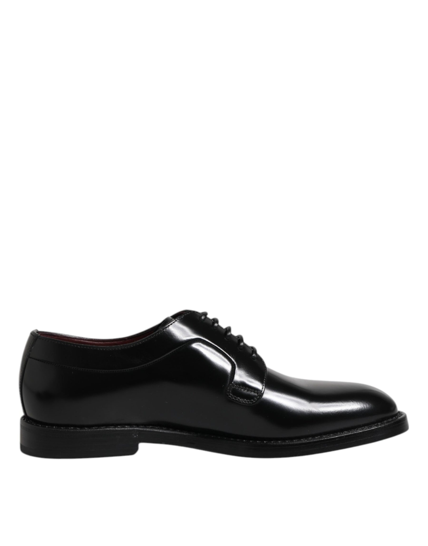 Dolce & Gabbana Black Calf Leather Lace Up Dress Shoes | Regal Royce