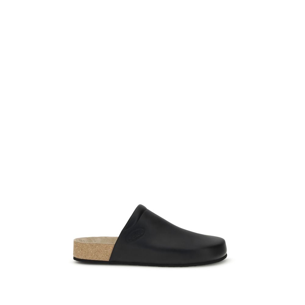 Balenciaga Black Calf Leather Bos Taurus Mules | Regal Royce
