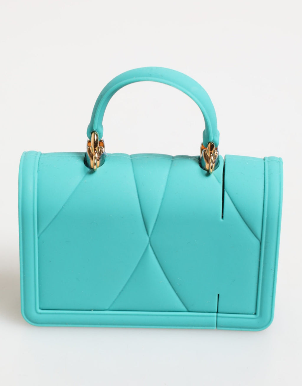 Dolce & Gabbana Turquoise Silicone Devotion Heart Cover Bag Airpods Case