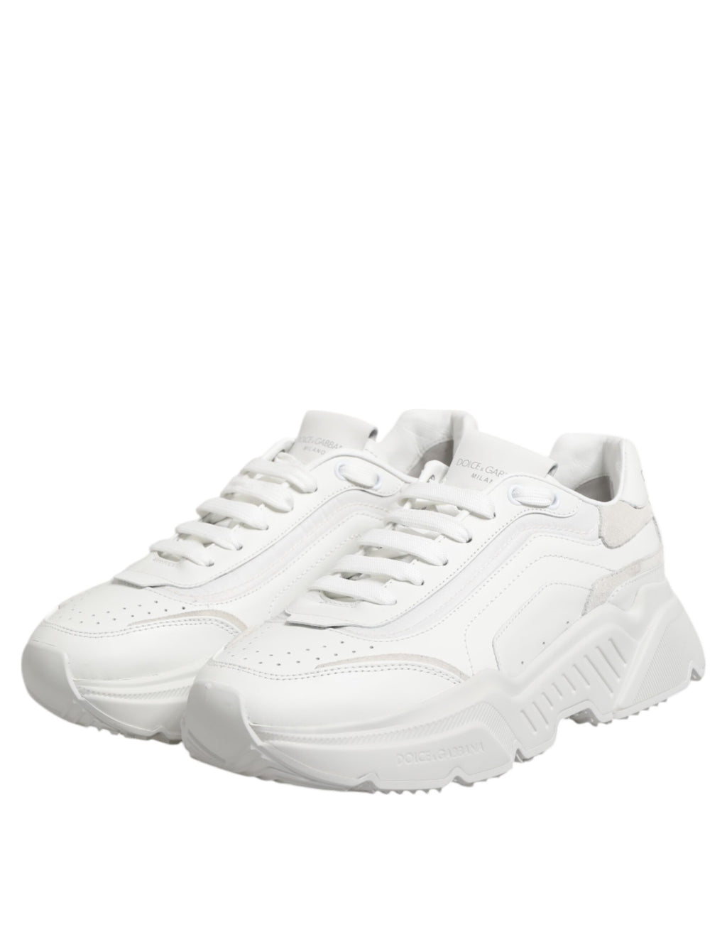 Dolce & Gabbana White Daymaster Low Top Men Sneakers Shoes