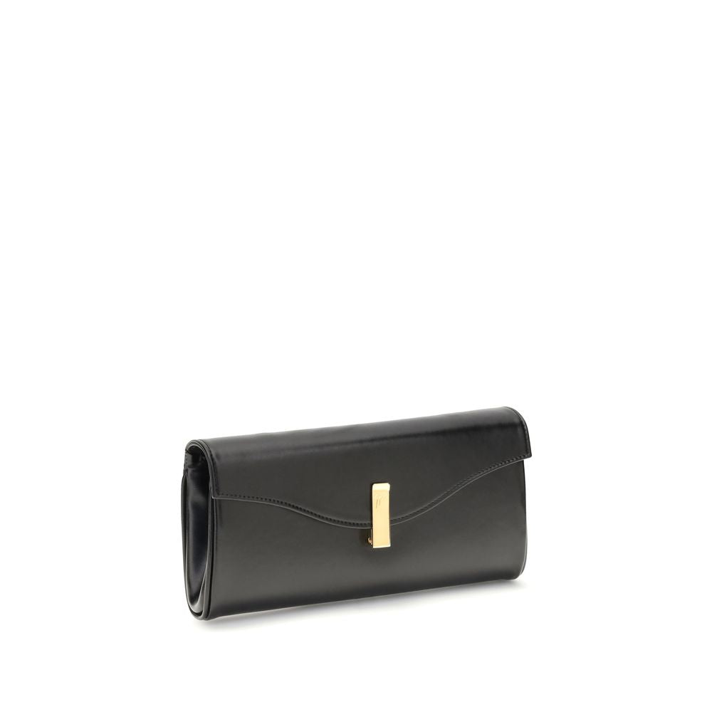 Giuseppe Zanotti Black Leather Clutch Bag | Regal Royce