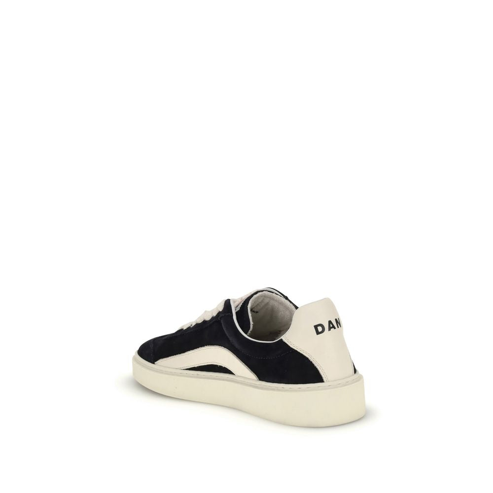 Dsquared² Black Calf Leather Bos Taurus Low Top Sneakers | Regal Royce