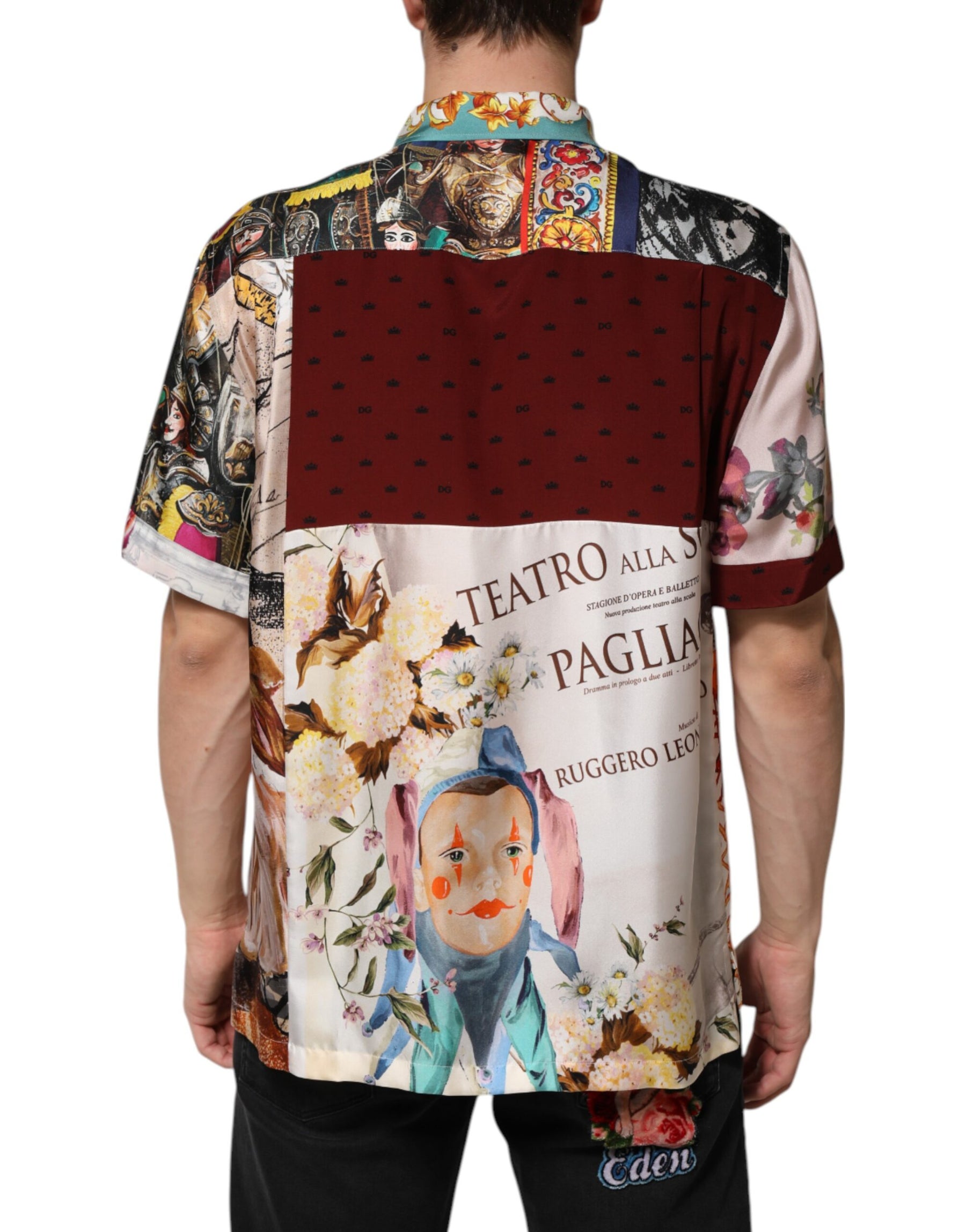 Dolce & Gabbana Multicolor Shell Print Hawaii Casual Shirt | Regal Royce