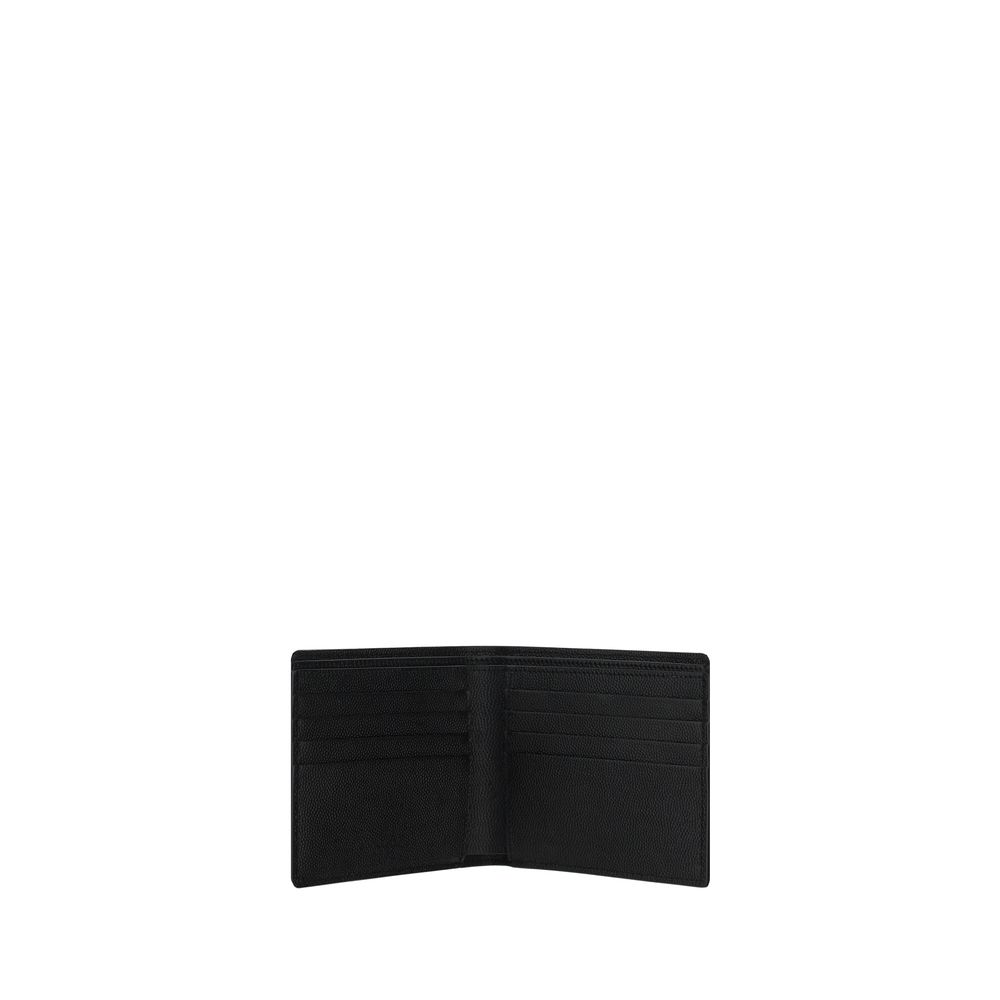 Saint Laurent Black Calf Leather Bos Taurus Wallet | Regal Royce