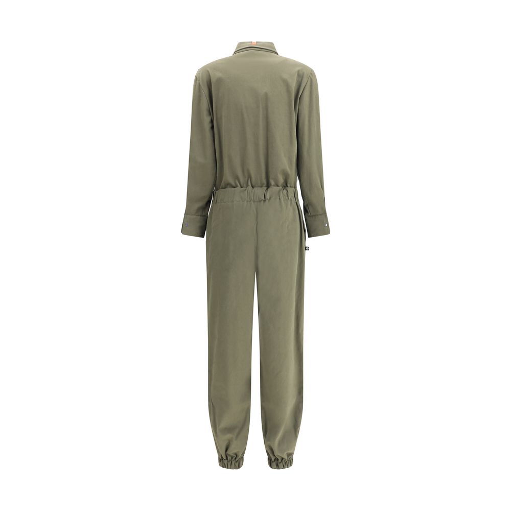 Ella Green Cotton Jumpsuit