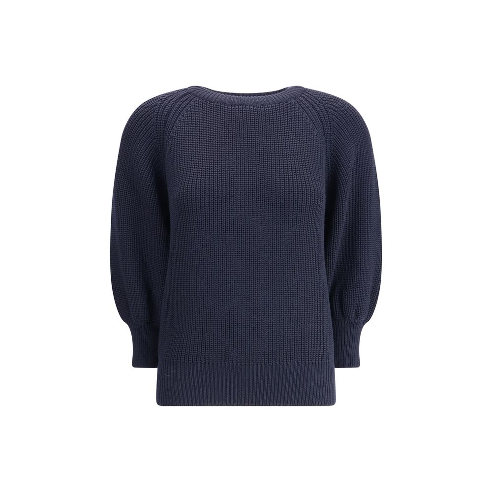 Ella Blue Merino Wool Sweater | Regal Royce