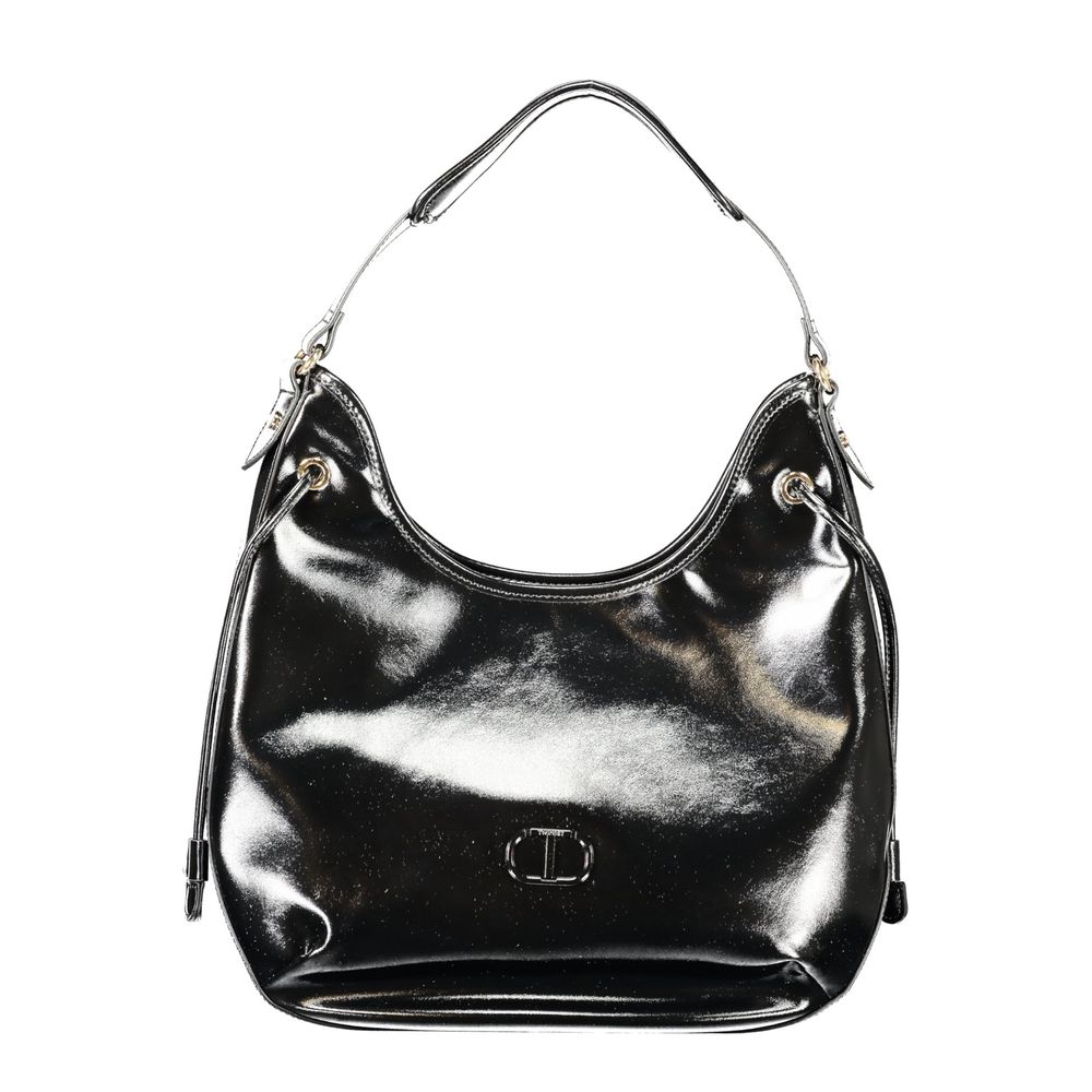 Twinset Black Polyethylene Women Hobo Bag | Regal Royce