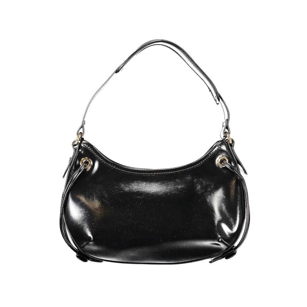 Twinset Black Polyurethane Women Hobo Bag | Regal Royce