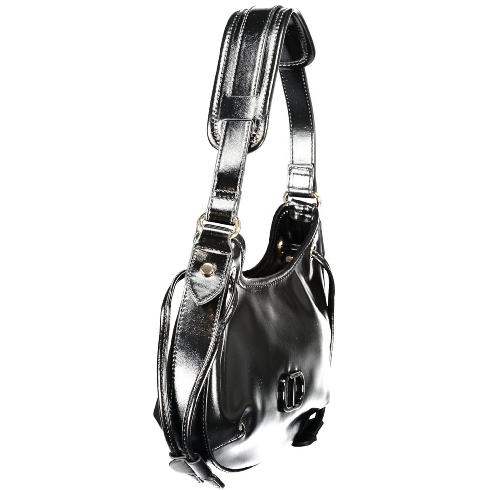 Twinset Black Polyurethane Women Hobo Bag | Regal Royce