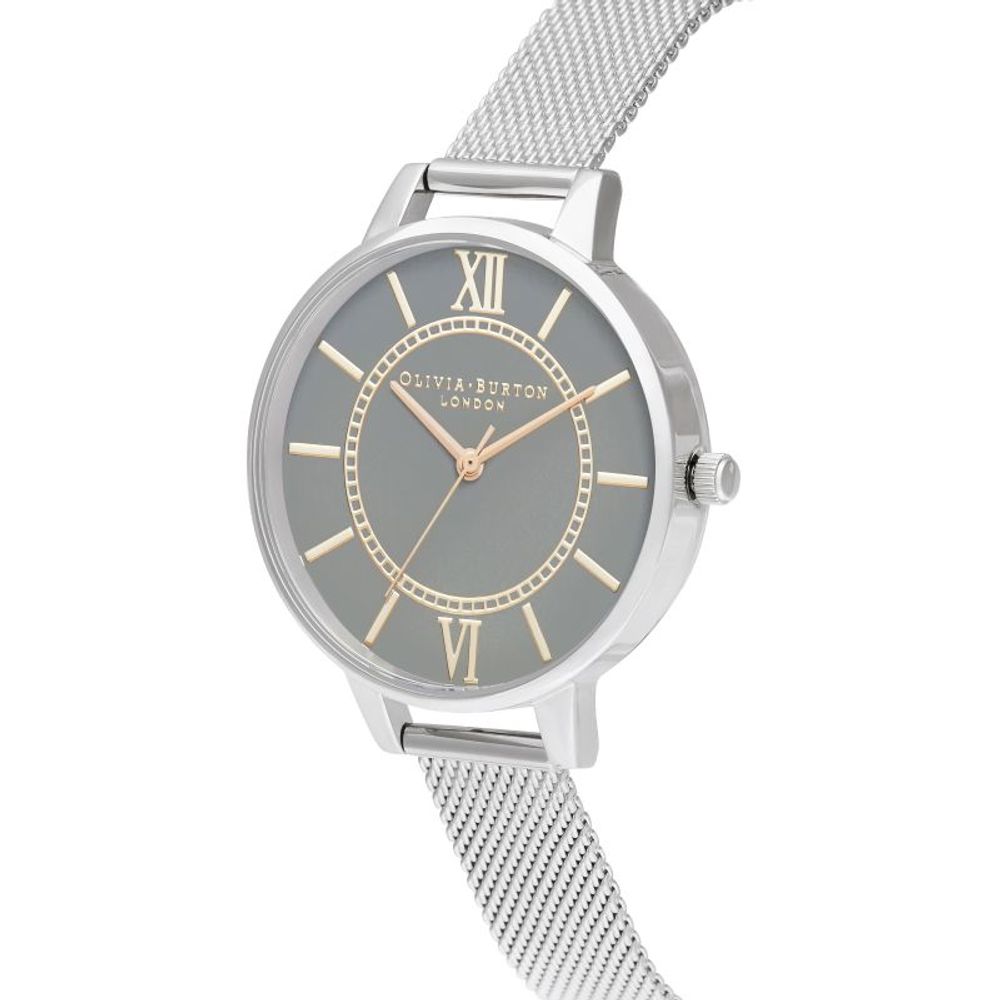 Olivia Burton Silver Stainless Steel Dress Watch | Regal Royce