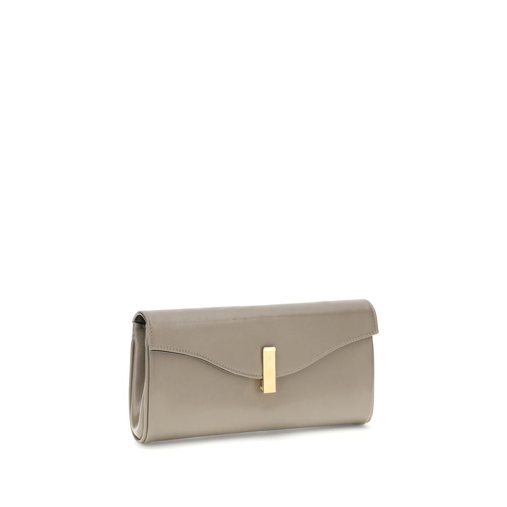Giuseppe Zanotti Beige Leather Clutch Bag | Regal Royce