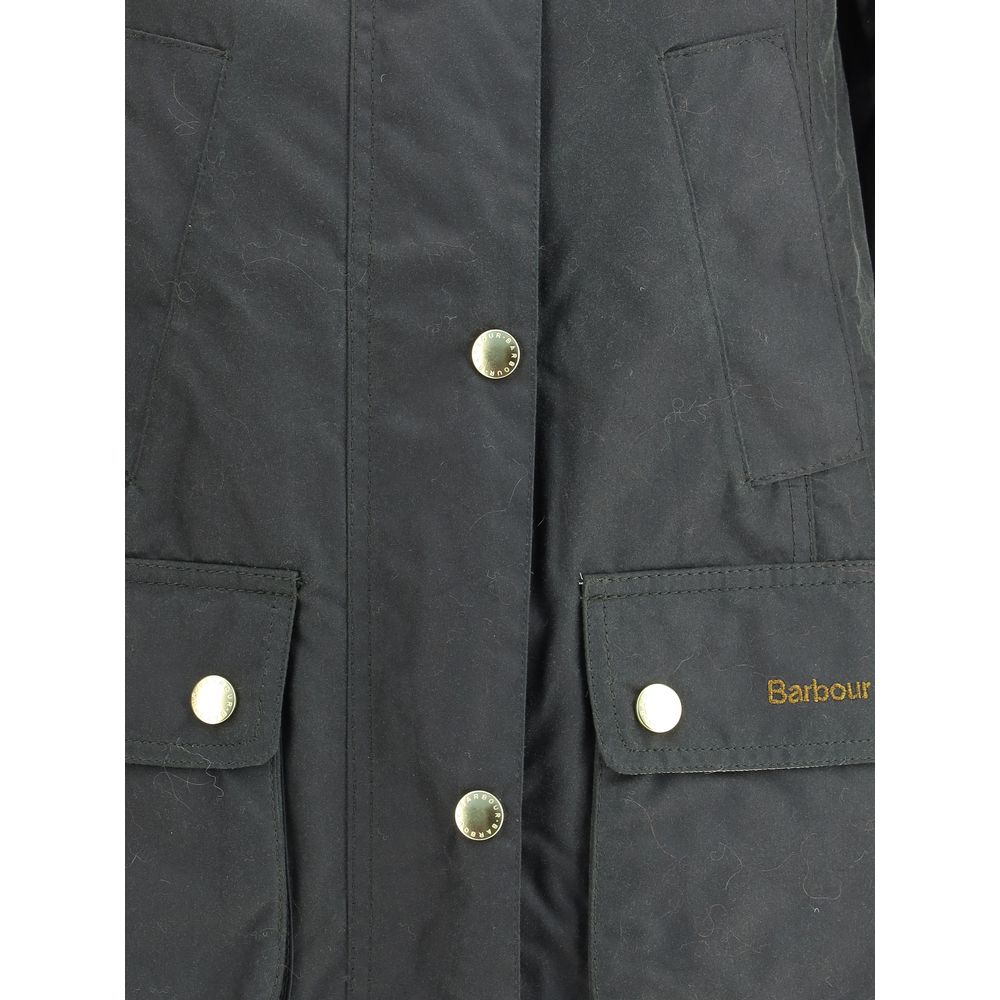 Barbour Green Cotton Coat