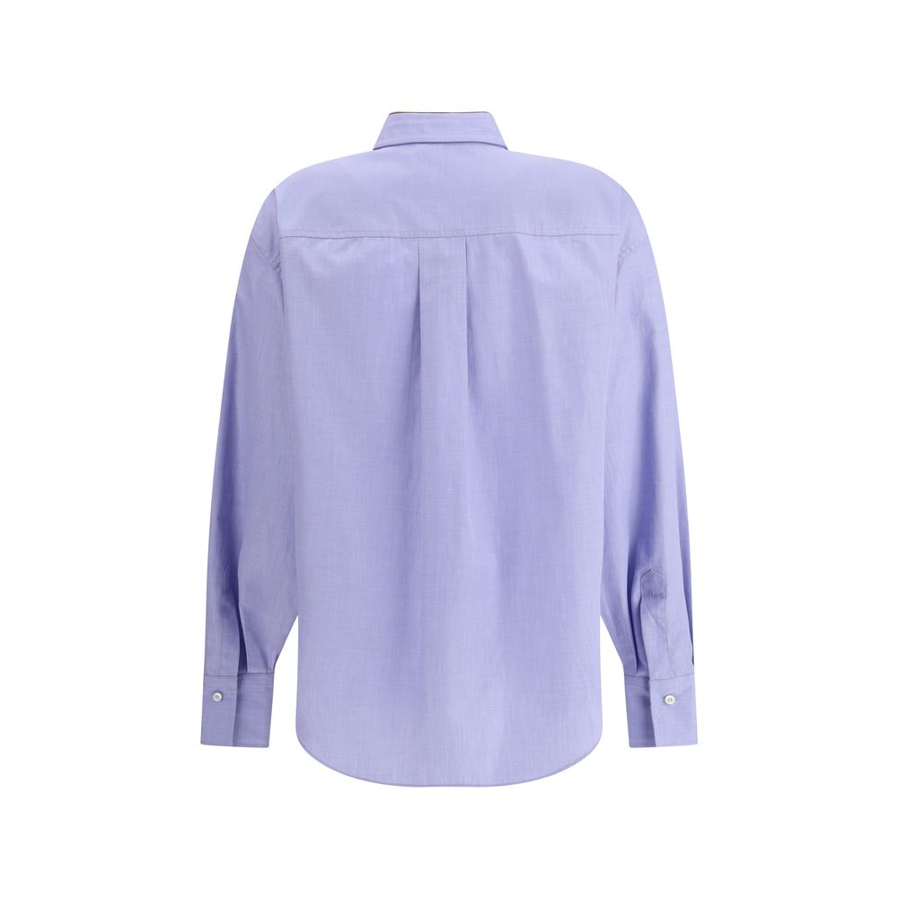 Brunello Cucinelli Light Blue Cotton Dress Shirt | Regal Royce
