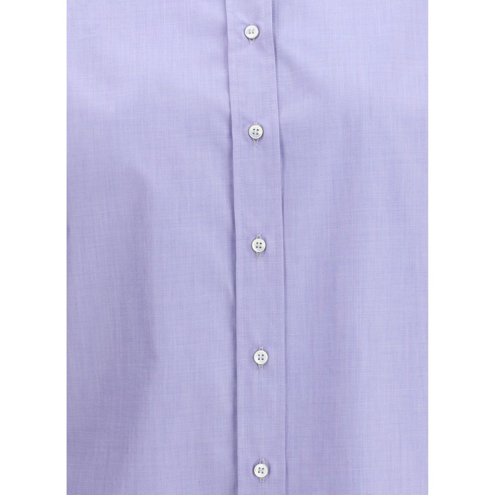 Brunello Cucinelli Light Blue Cotton Dress Shirt | Regal Royce