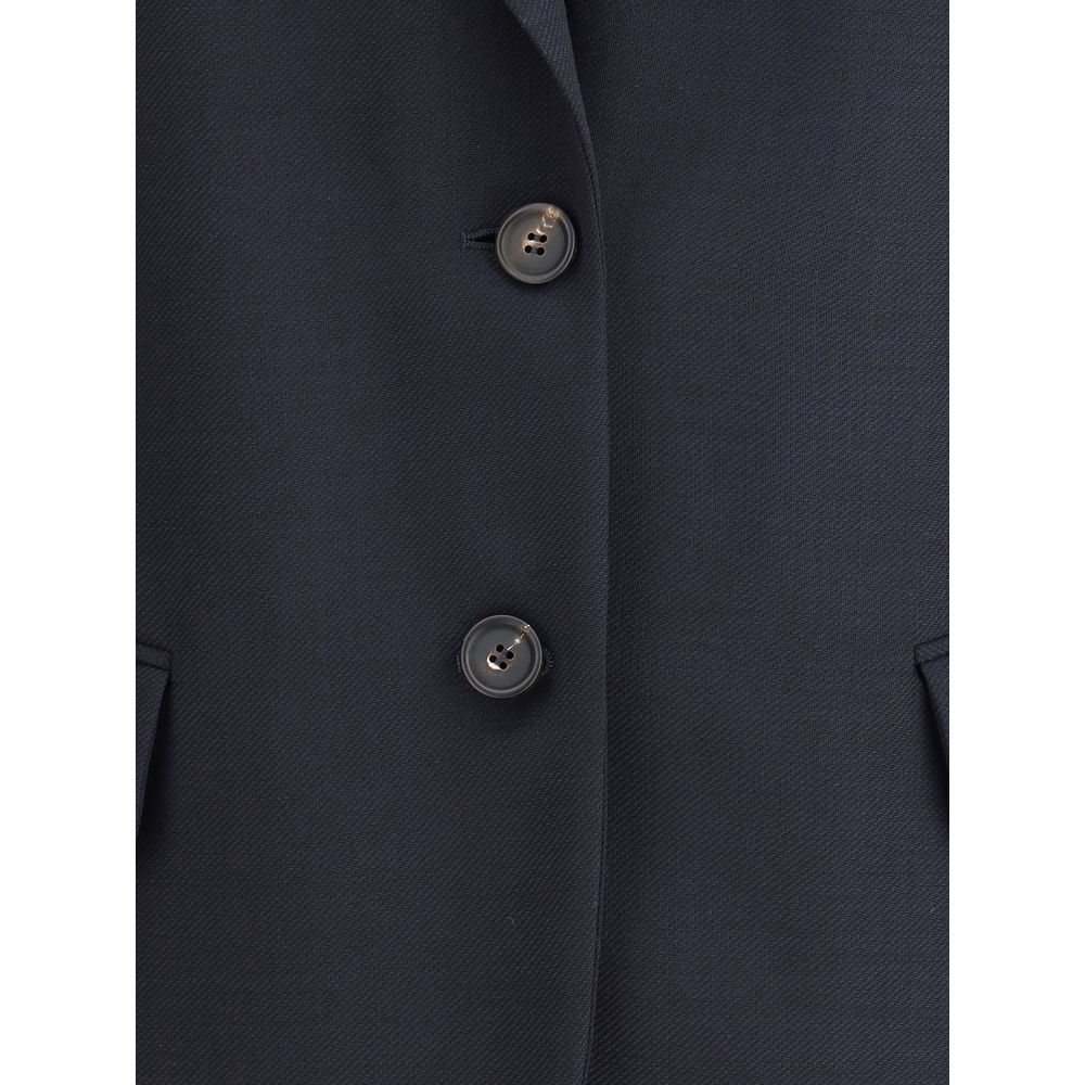 Brunello Cucinelli Blue Fleece Wool Blazer | Regal Royce