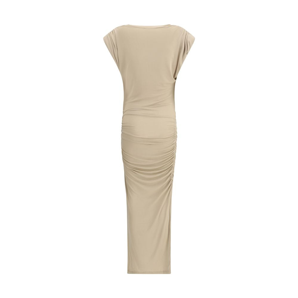 Marant Etoile Beige Modal Casual Dress | Regal Royce