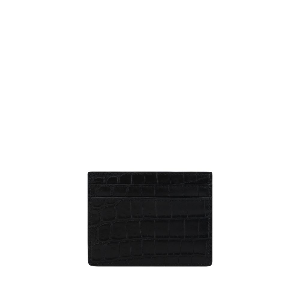Saint Laurent Black Calf Leather Bos Taurus Wallet | Regal Royce