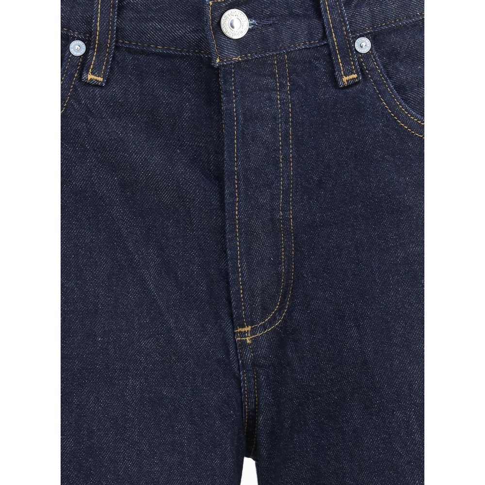 Citizens of Humanity Blue Recycled Cotton Straight-Leg Jeans | Regal Royce