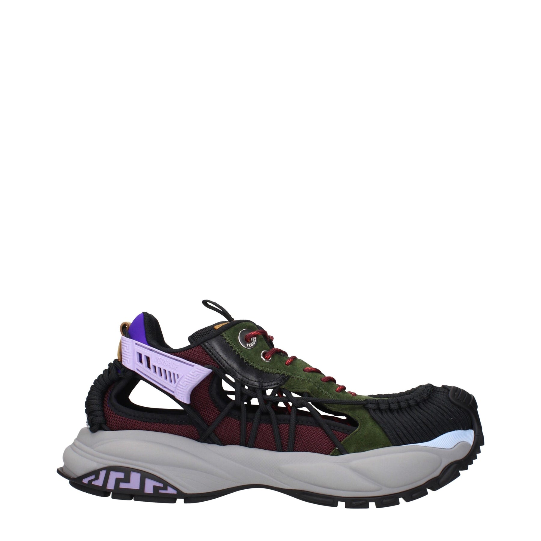 Versace Multicolor Leather Athletic Sneakers | Regal Royce