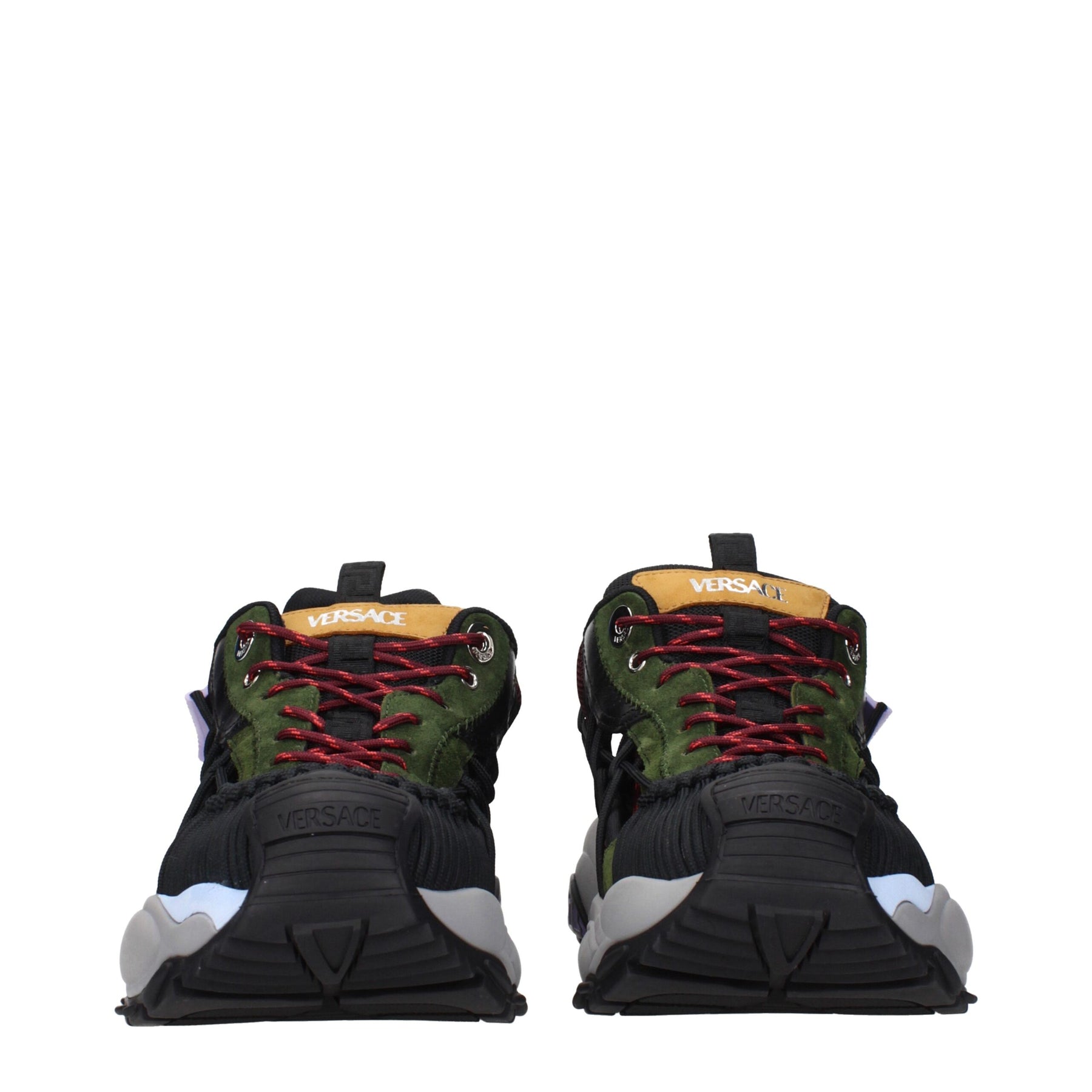 Versace Multicolor Leather Athletic Sneakers | Regal Royce