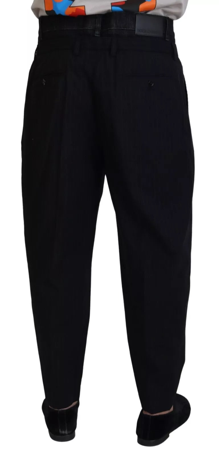 Dolce & Gabbana Black CottonStretch Loose DenimTrouser Jeans | Regal Royce