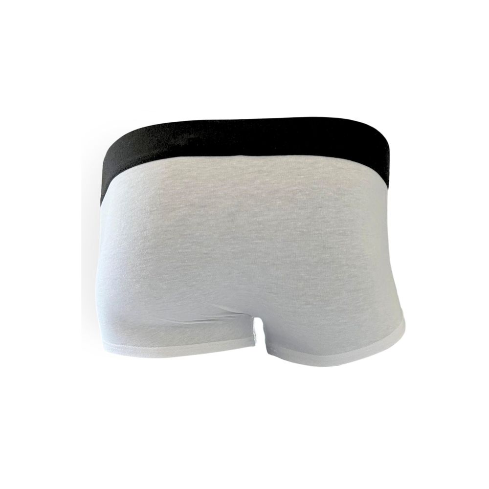 Bikkembergs White Cotton Men Boxer | Regal Royce