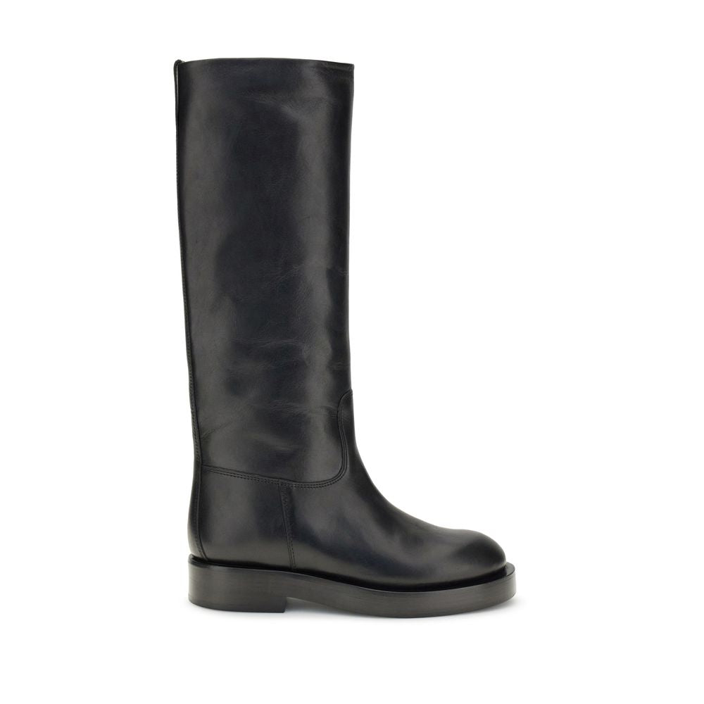 Paris Texas Black Leather Boots | Regal Royce