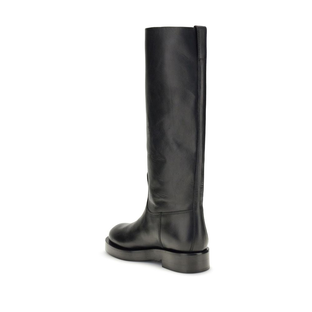 Paris Texas Black Leather Boots | Regal Royce
