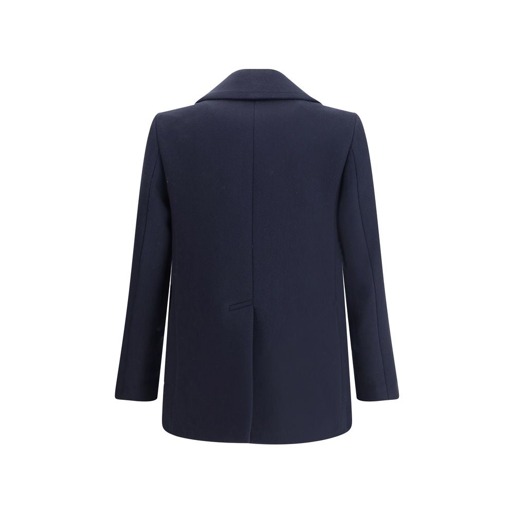 Givenchy Blue Wool Coat | Regal Royce
