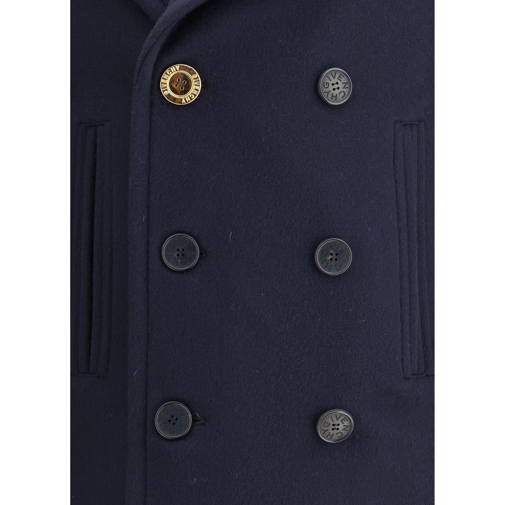 Givenchy Blue Wool Coat | Regal Royce