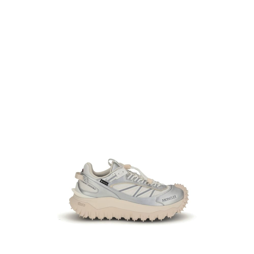 Moncler Cream Calf Leather Bos Taurus Athletic Sneakers | Regal Royce