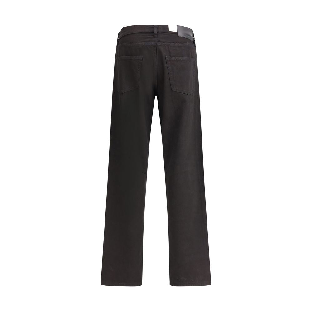 Sunflower Black Cotton Relaxed Fit Jeans | Regal Royce